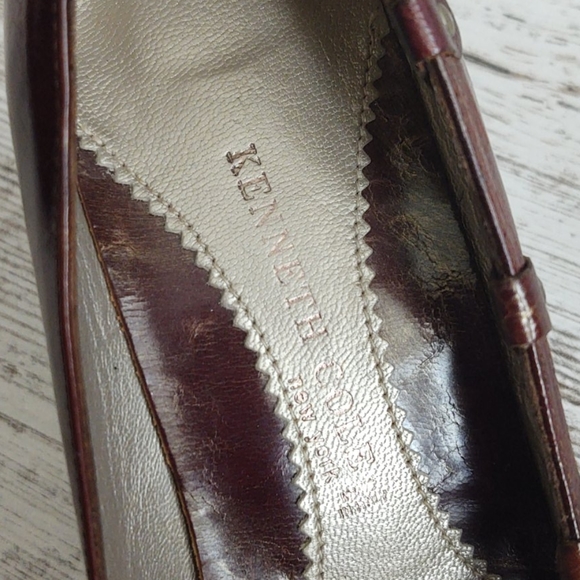 🟦NWOT Kenneth Cole NY Italian Leather Heels - Picture 11 of 13